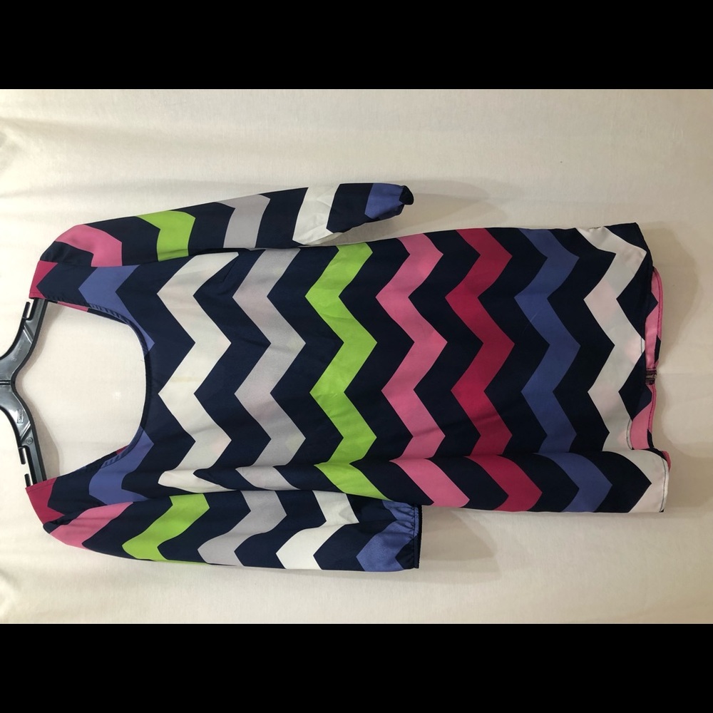 Chevron tunic dress